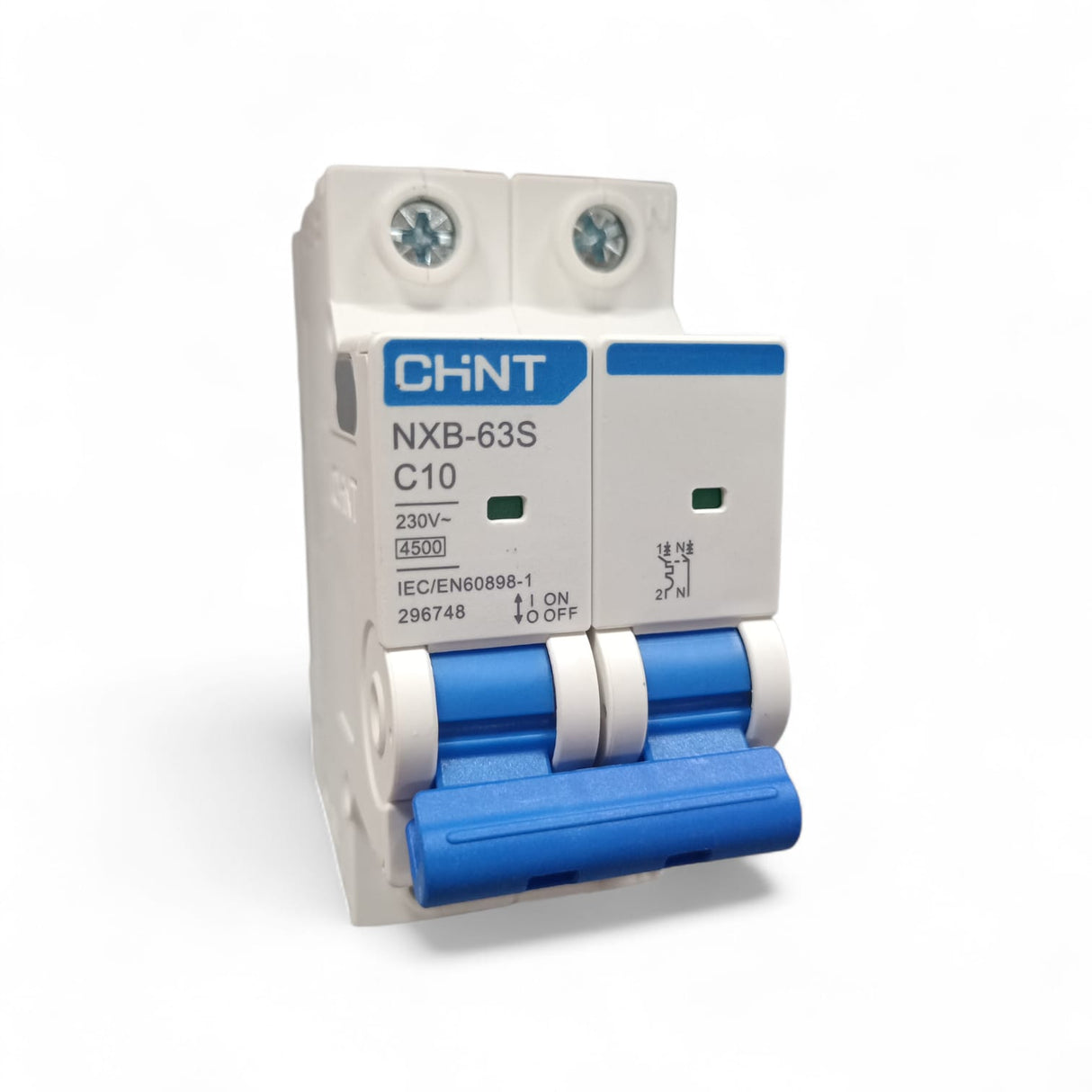 Leistungsschalter 2 Module - 1P+N 4,5kA Kurve C - CHINT