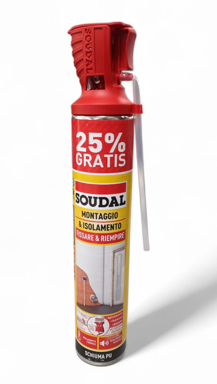 Soudal Schiuma Montaggio & Isolamento Genius Gun 750ml