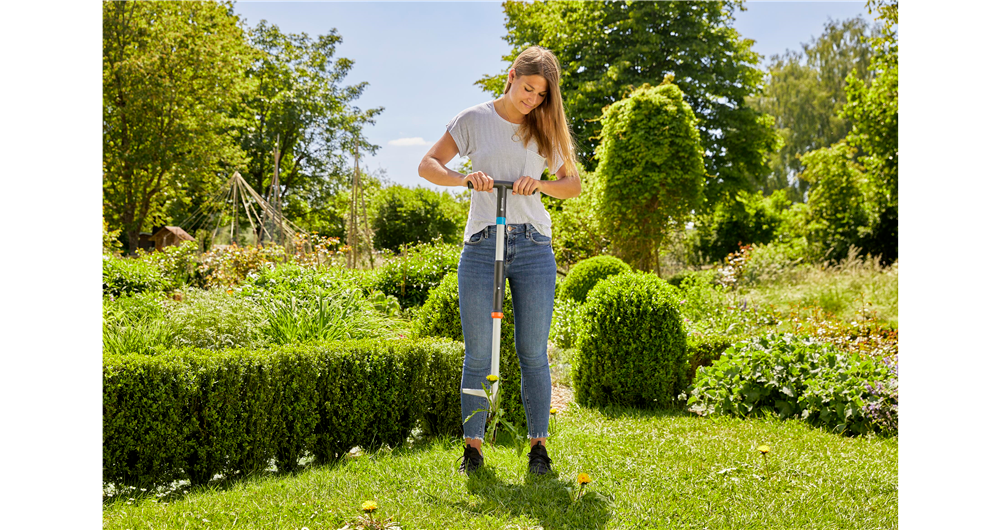 Gardena Estirpatore per la rimozione delle Erbacce con espulsore in Acciaio temprato