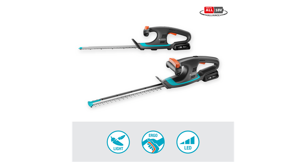 GARDENA EasyCut 40/18V P4A Akku-Heckenschere