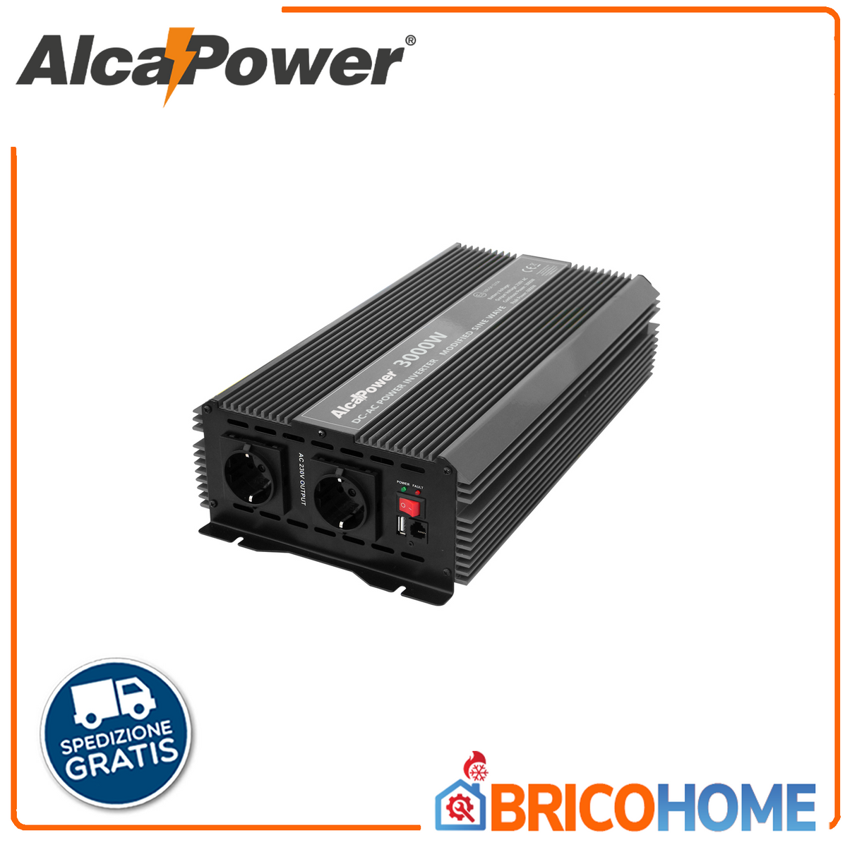 Sanftanlauf-Wechselrichter 3000 W Eingang 24 V DC Ausgang 230 V AC