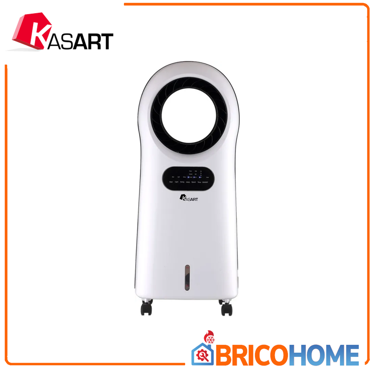 Tragbarer Luftbefeuchter-Kühler mit Ionisator und Fernbedienung – Kasart