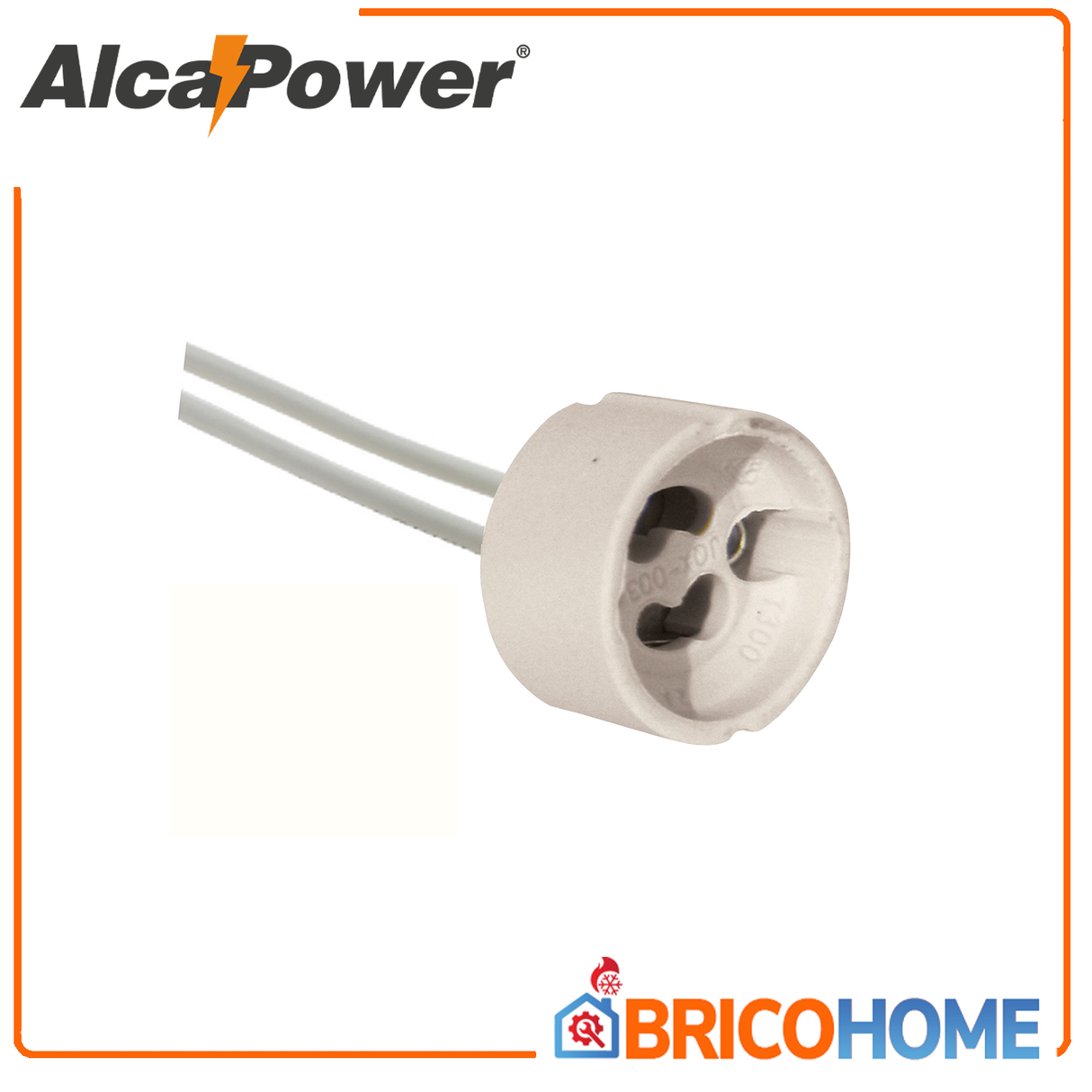 GU10-Keramik-Lampenfassung mit Kabeln