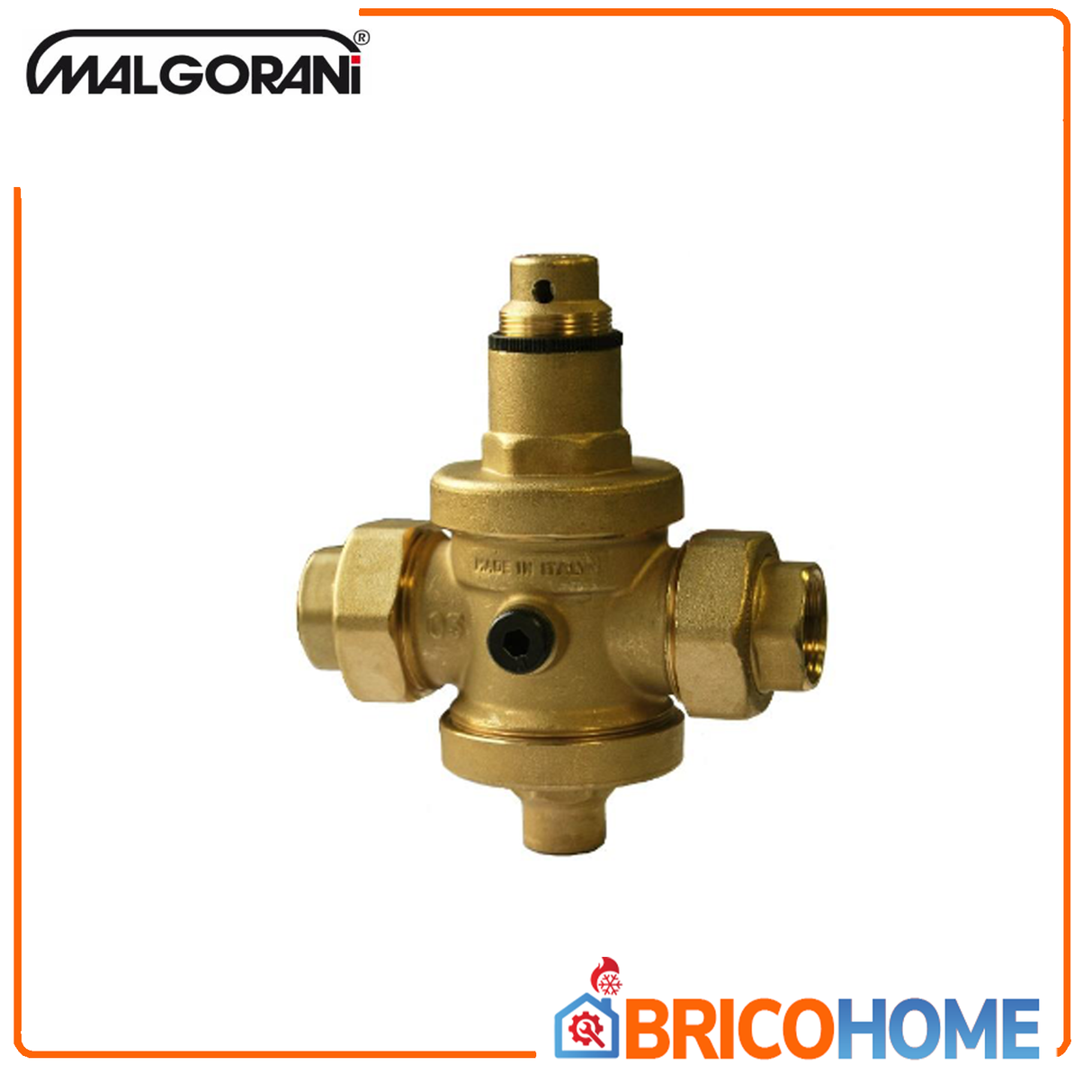 Riduttore di pressione PN25 con raccordi 1/2'' FF - Eurobrass 146