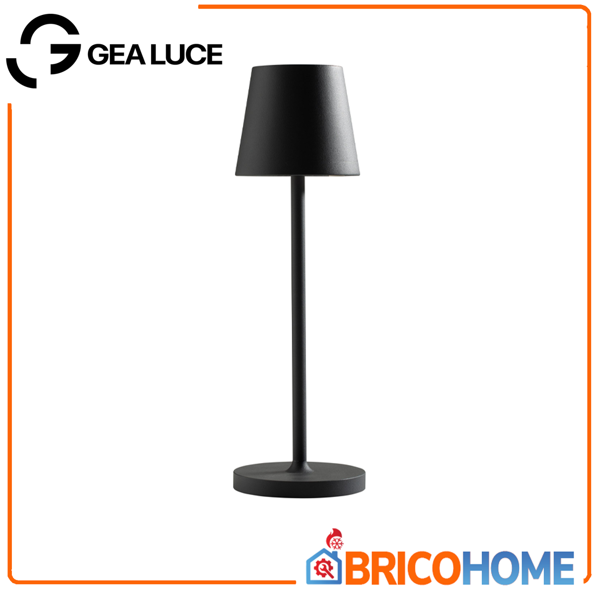 GeaLuce Lampada da tavolo ricaricabile Brillia Up&Down