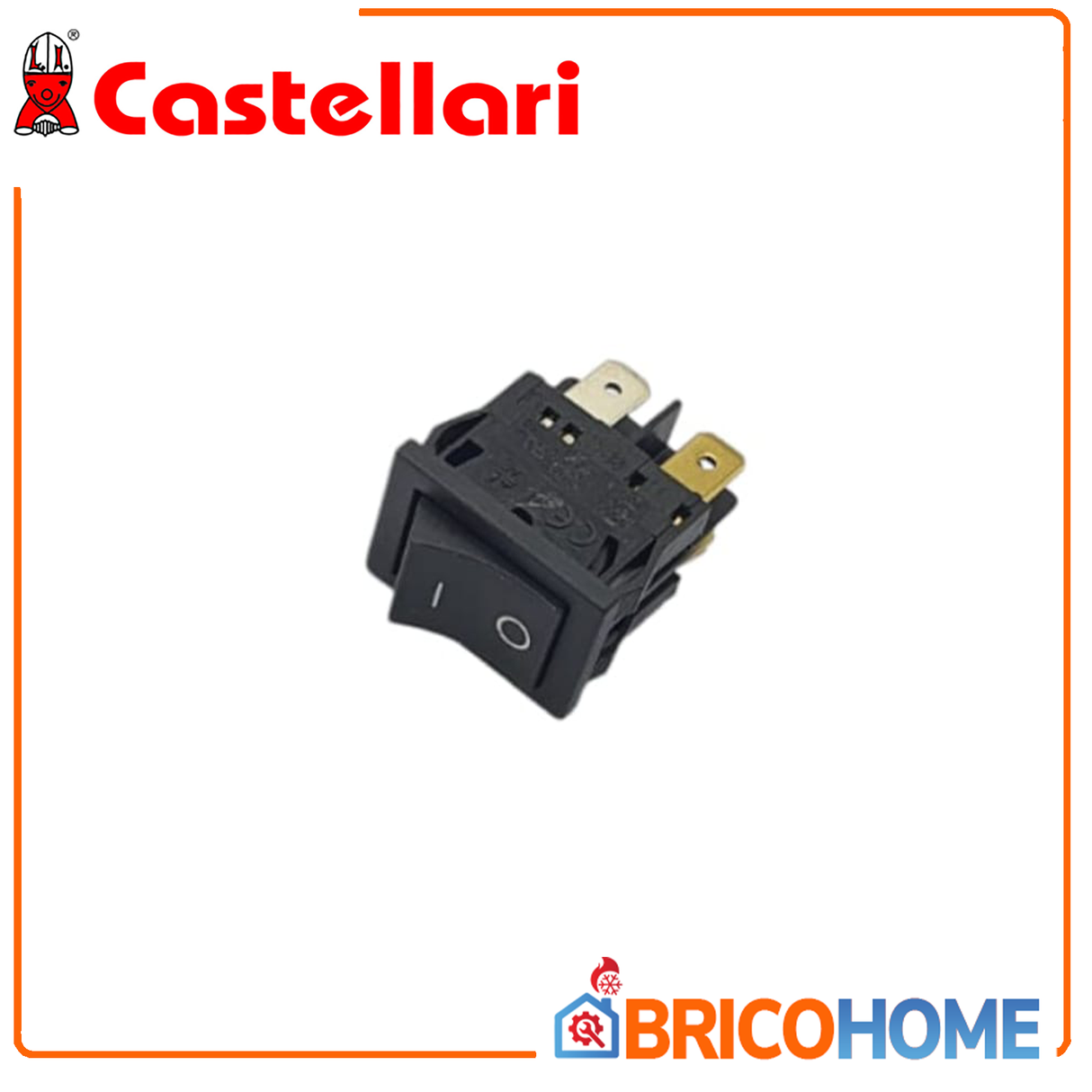 Castellari Interruttore 4 poli 12A per Abbacchiatori Elettrici