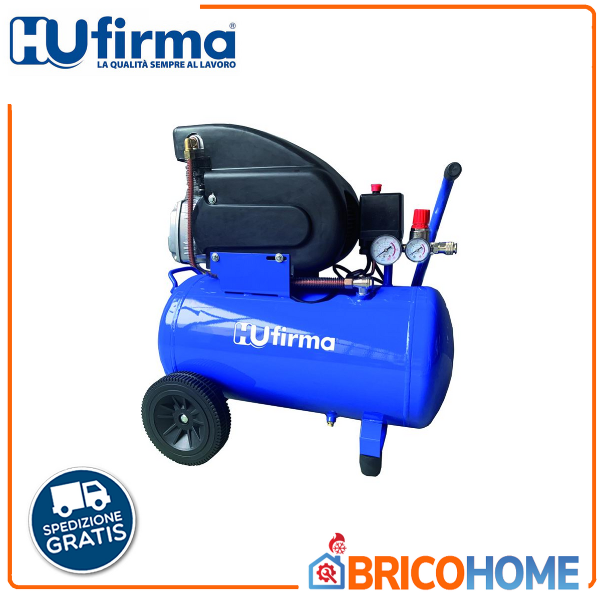 24LT 2HP U-FIRMA Luftkompressor