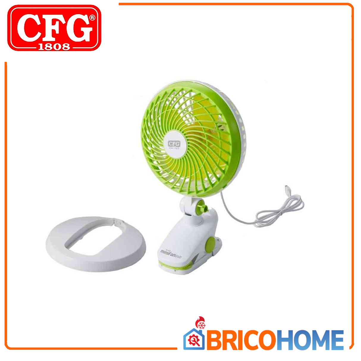 Tragbarer Ventilator mit Clip und Sockel – USB-Mini-Ventilator