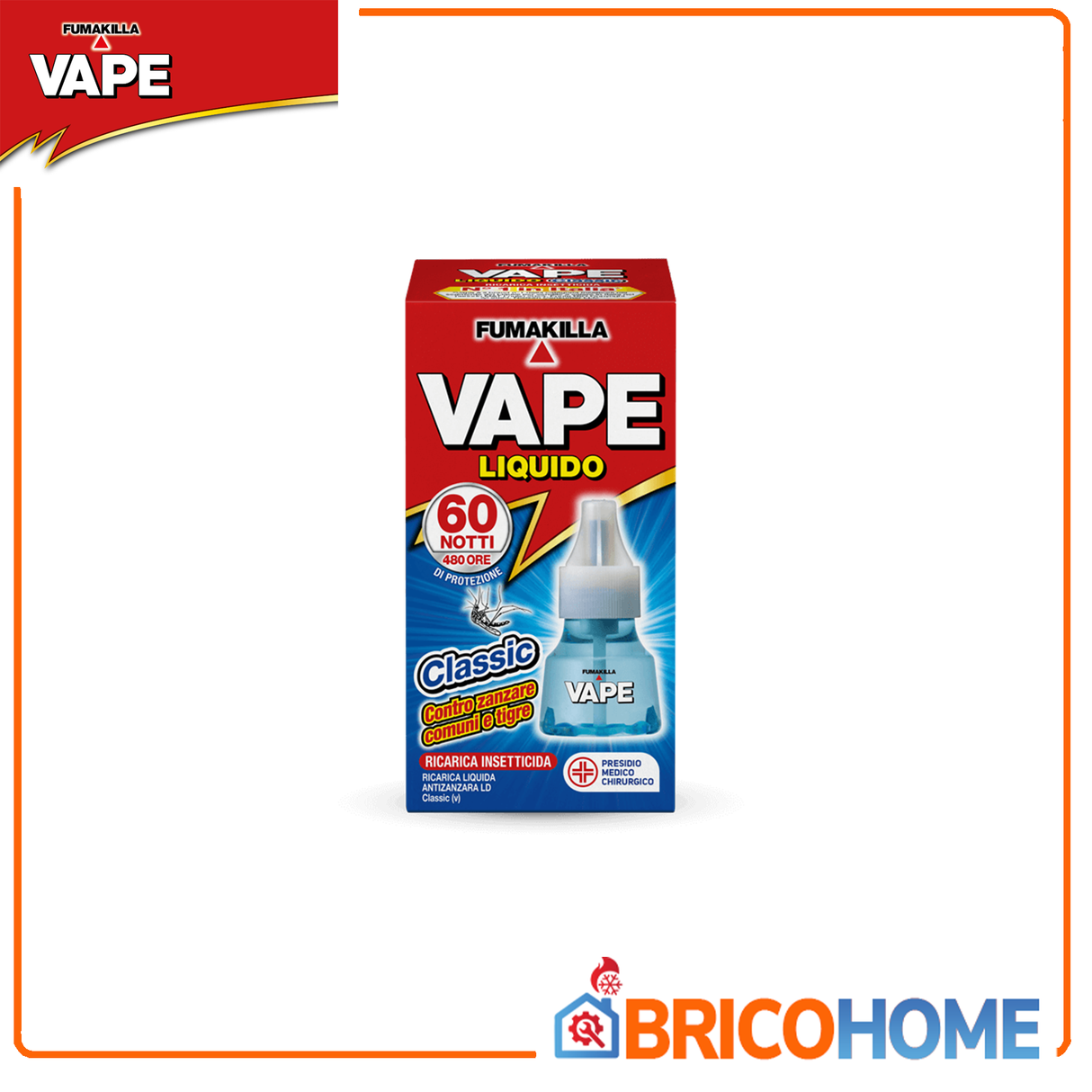Vape Ricarica per diffusori liquida Classic 60 Notti