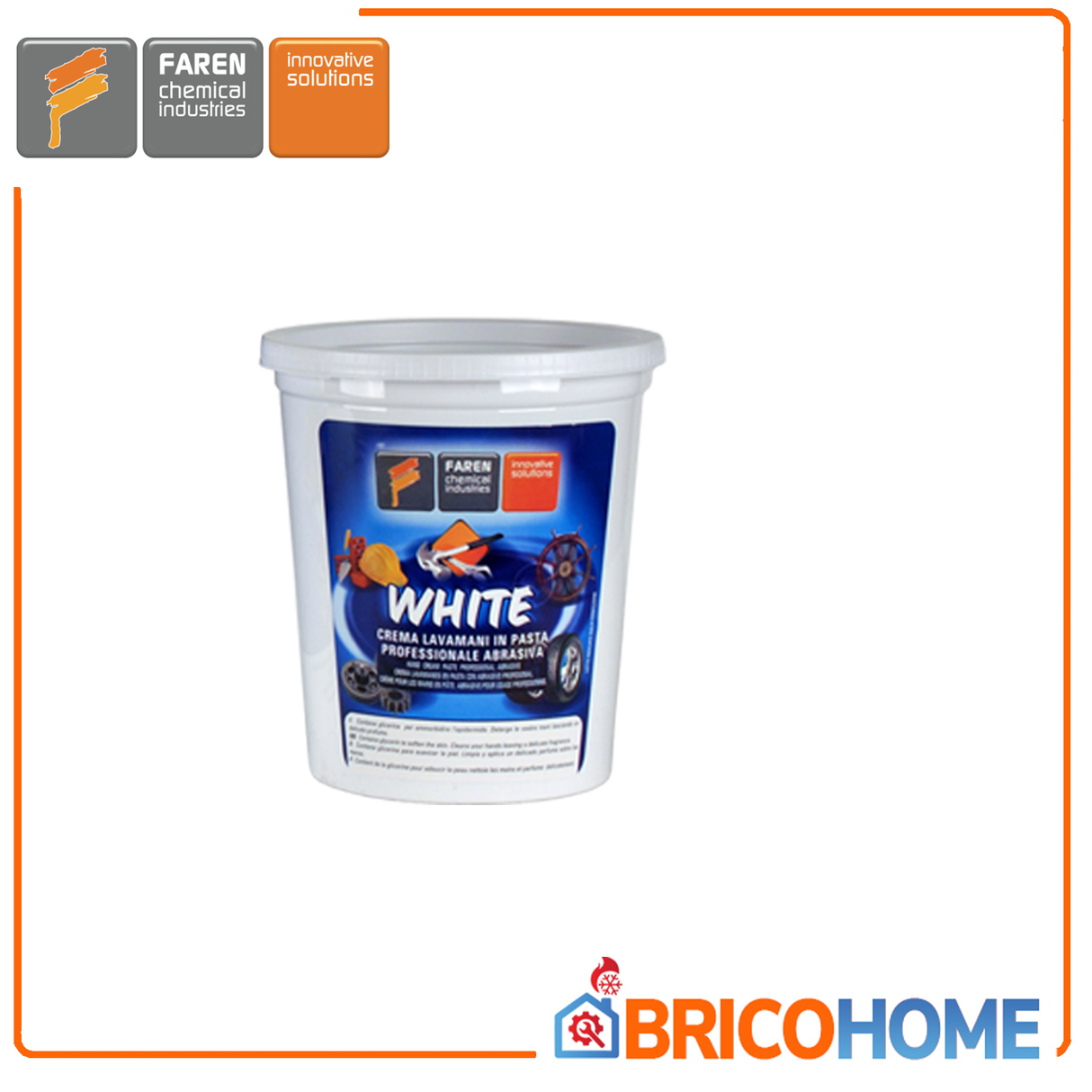 Weiße Handwaschpaste, 1-kg-Packung – WHITE FAREN