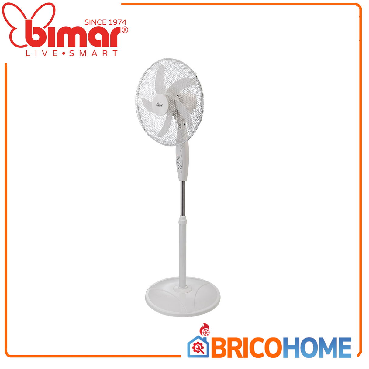 Bimar Ventilatore elettronico a piantana 40cm con telecomando VP43T