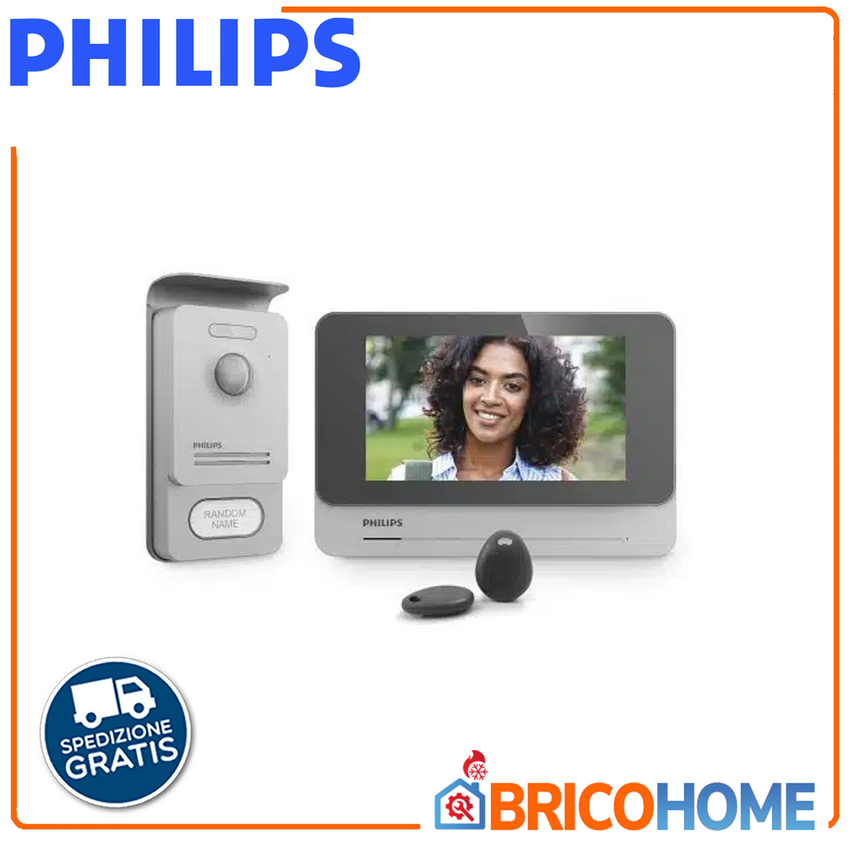 Wi-Fi-Video-Gegensprechanlage-Touchscreen-Monitor 7'' – WelcomeEye Connect Pro – Philips