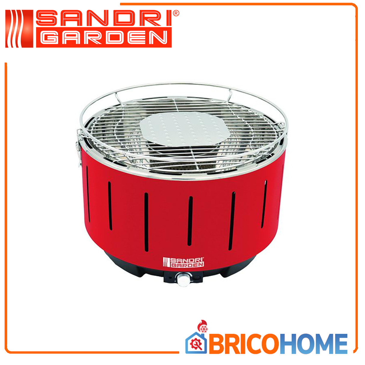 Rauchfreier Grill mit SG 31I SANDRIGARDEN Edelstahlgrill