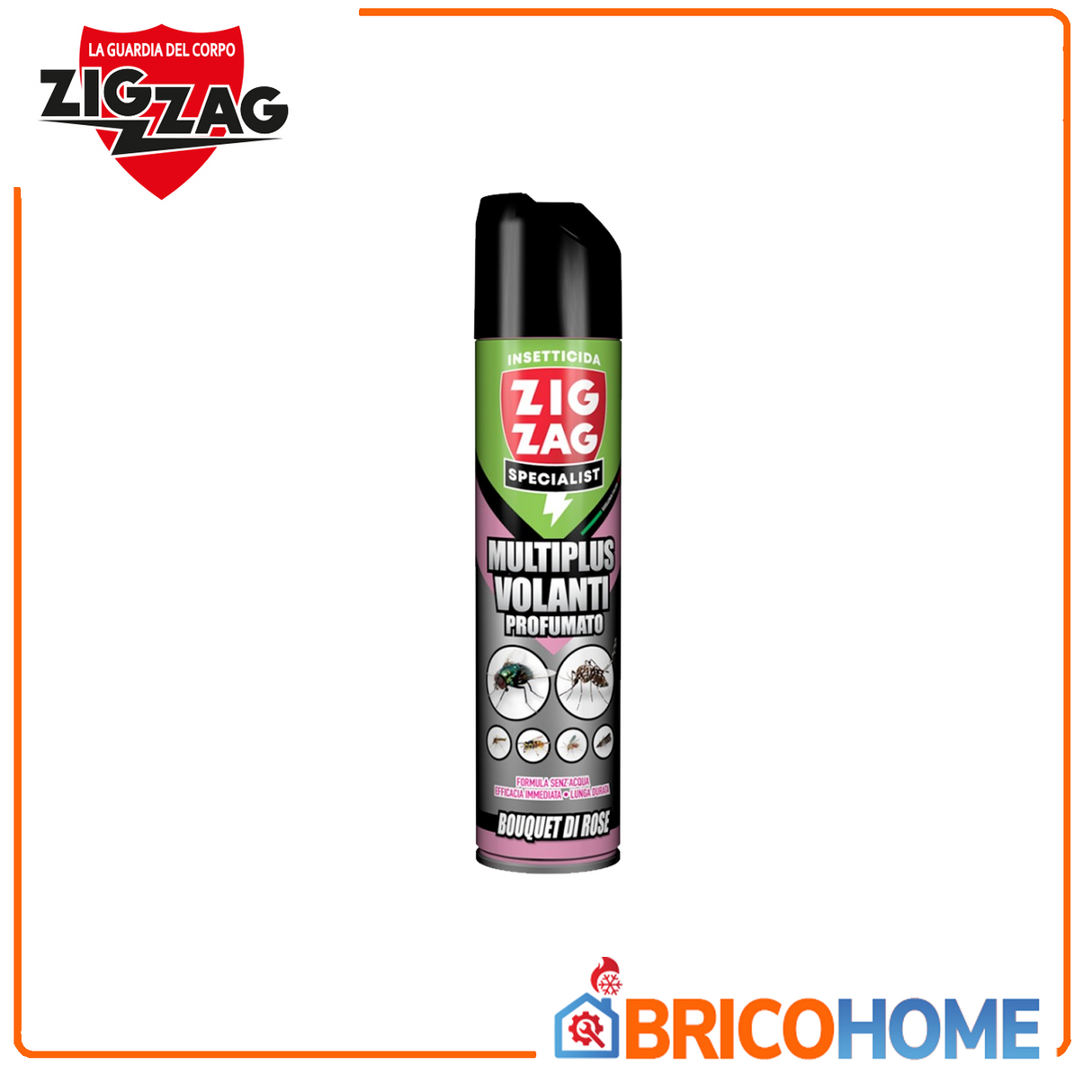 ZIG ZAG Specialist Multiplus Profumato al bouquet di Rose Insetticida multinsetto 600ml