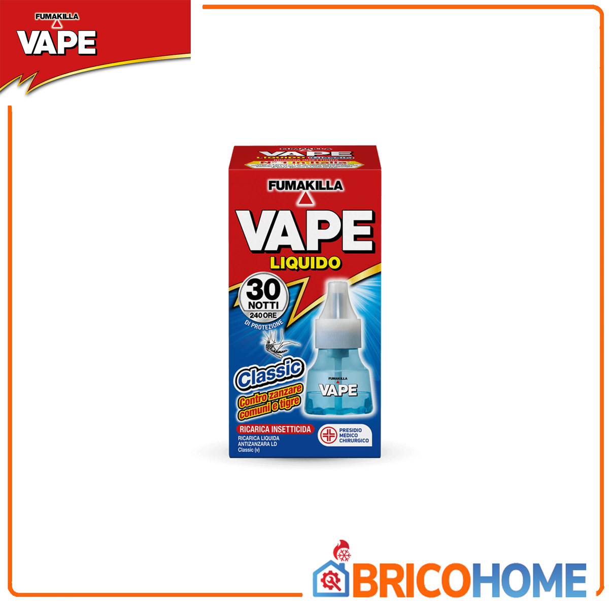 Vape Ricarica per diffusori liquida Classic 30 Notti