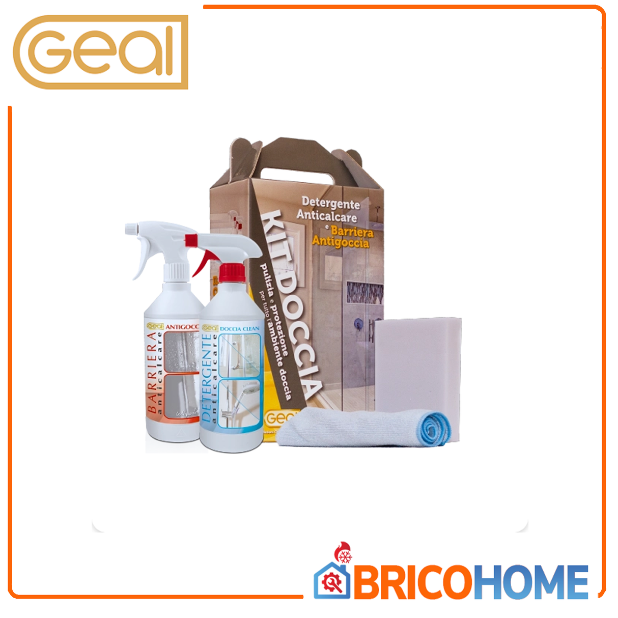 DUSCHSET Reinigung und Schutz für die Duschumgebung