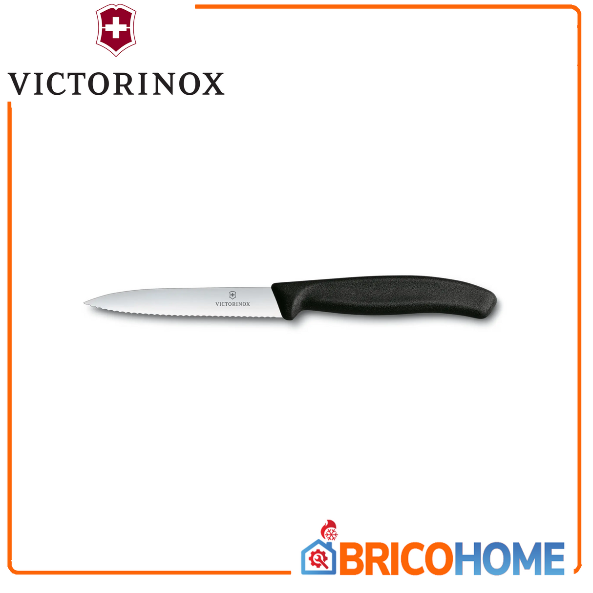 Spelucchino - Coltello per verdure lama ondulata 10 cm Victorinox