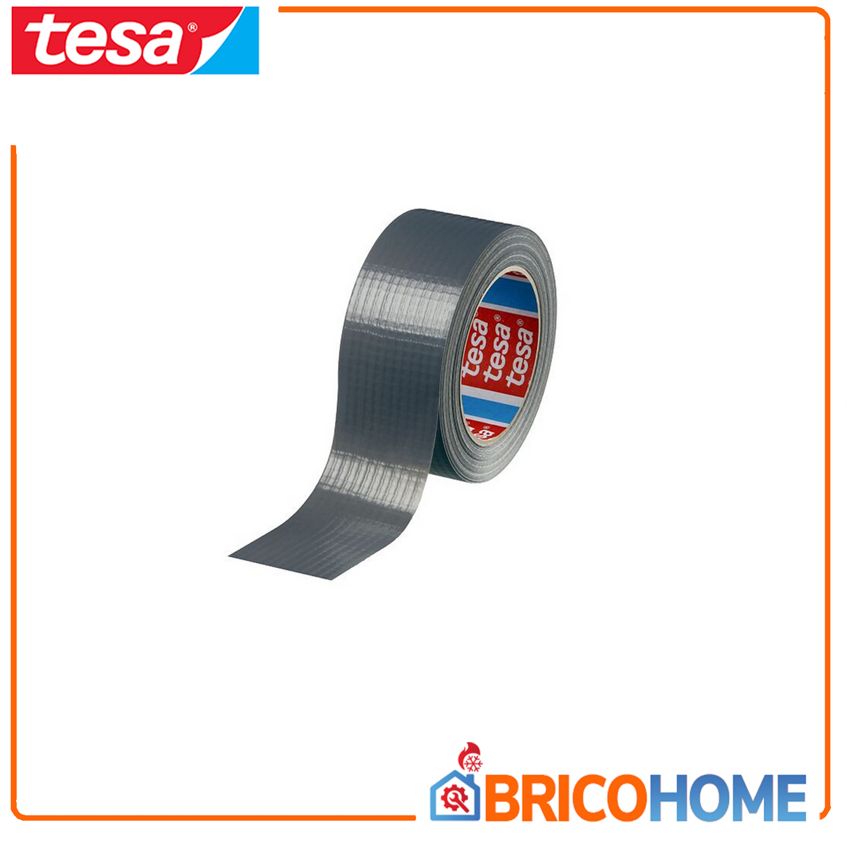 Amerikanisches schwarzes Gewebeband 50 mm x 50 m – TESA