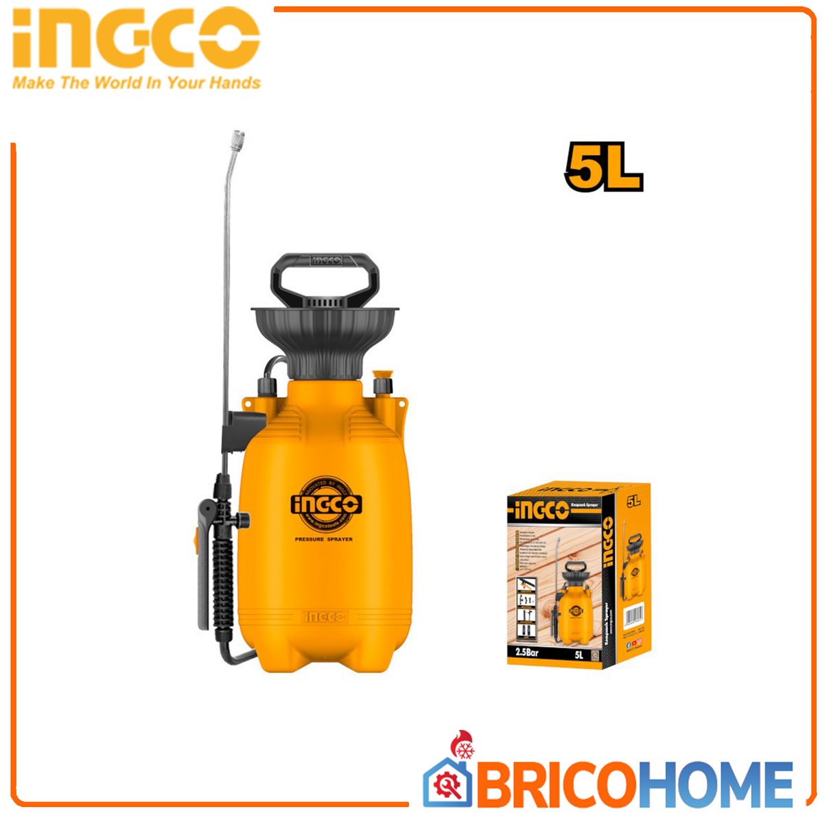 5-Liter-Druckpumpe - INGCO