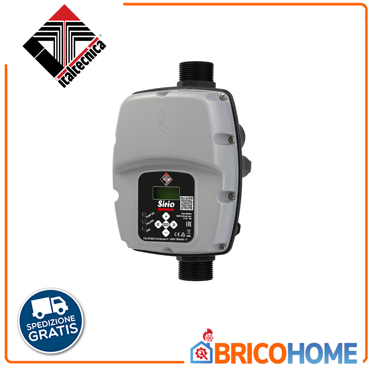 SIRIO UNIVERSAL -  Inverter per controllo pressione autoclave - elettropompe