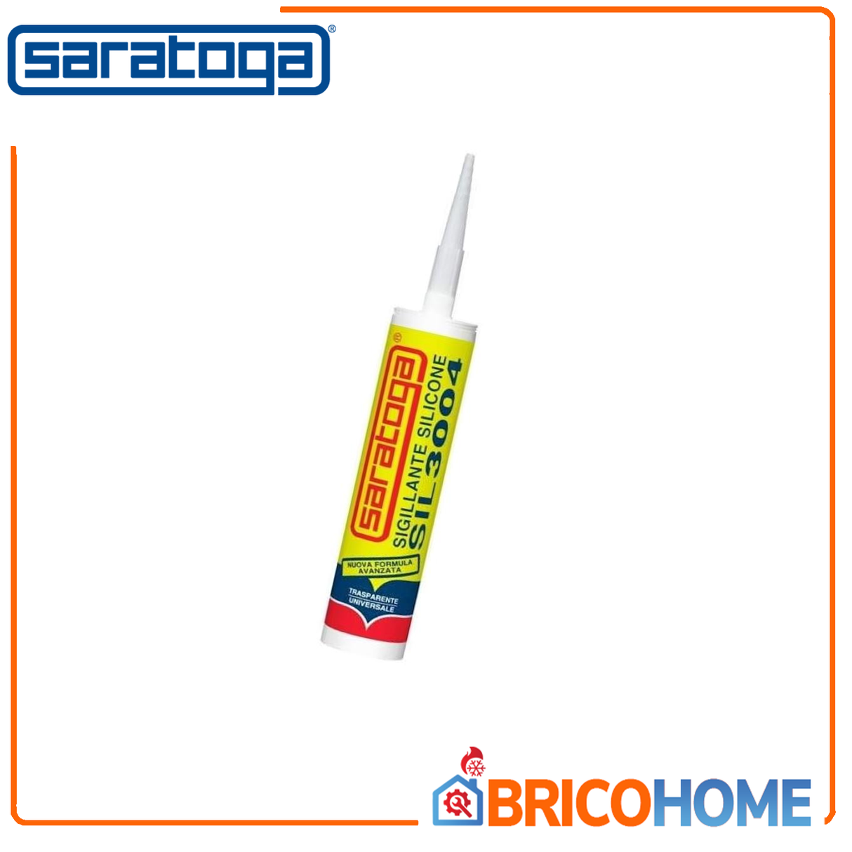 Universelles transparentes Essigsilikon 280 ml SIL 3004 SARATOGA