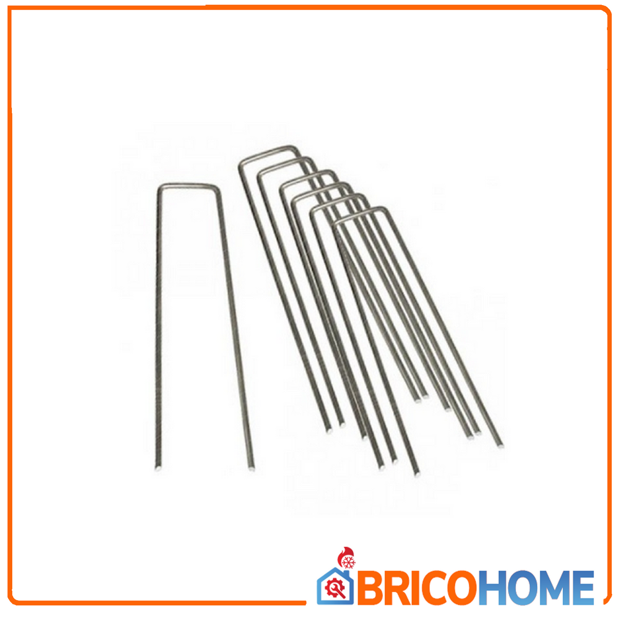 Verzinkte Rasennägel für Kunstrasen, 20 Stück