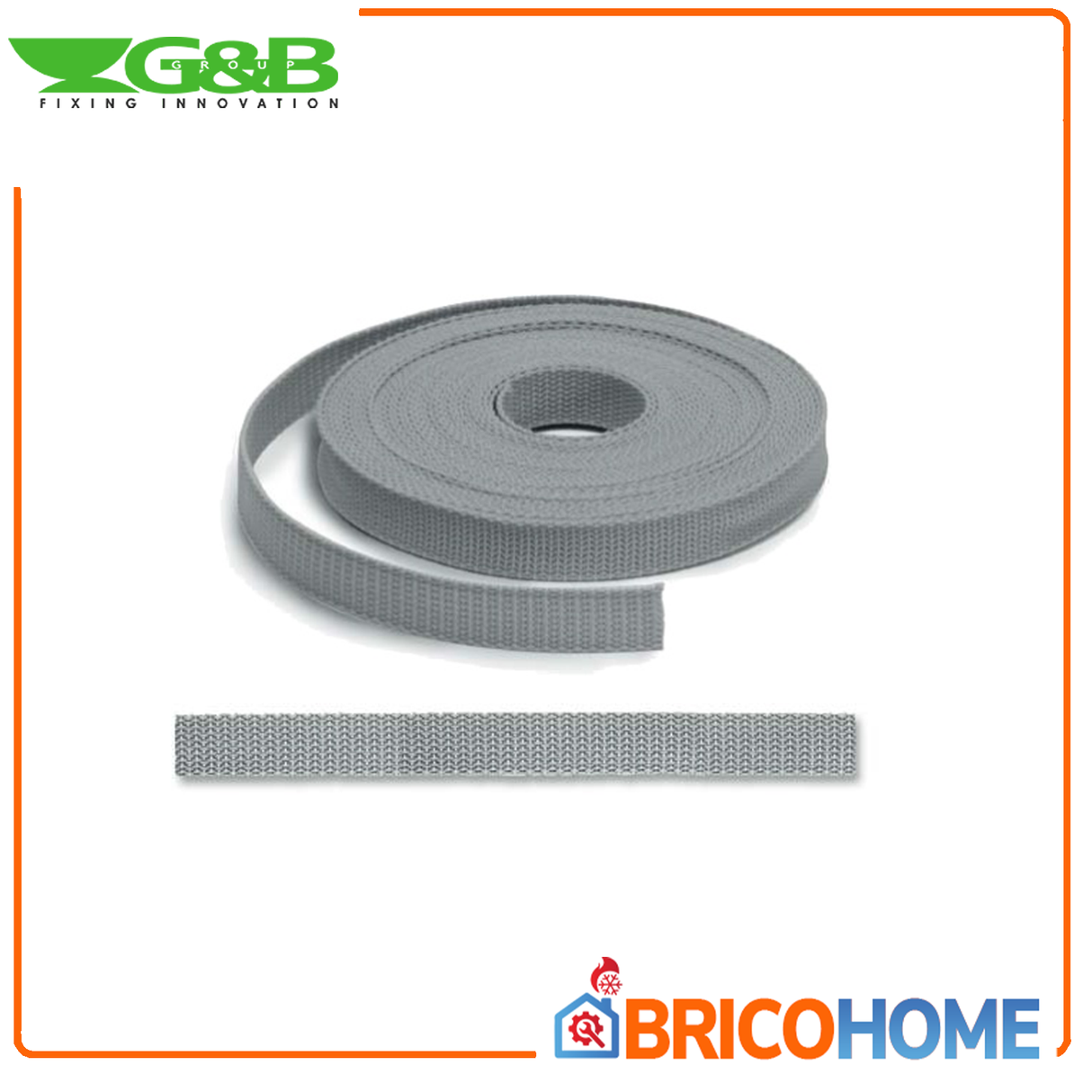 Bandella in tessuto Fissaggi per Impianti Idrosanitari ed Elettrici 25MT