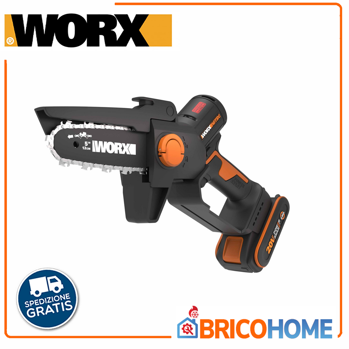 WG325E WORX kabellose Mini-Elektro-Gartenschere