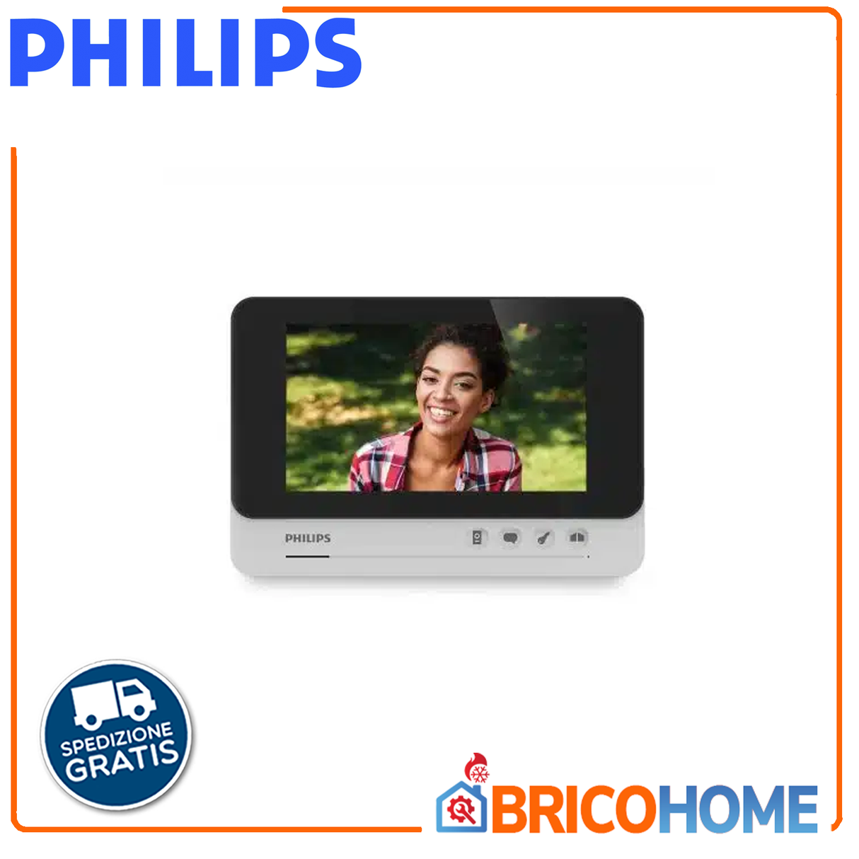 Monitor aggiuntivo da 7'' ultrapiatto - Philips 531003