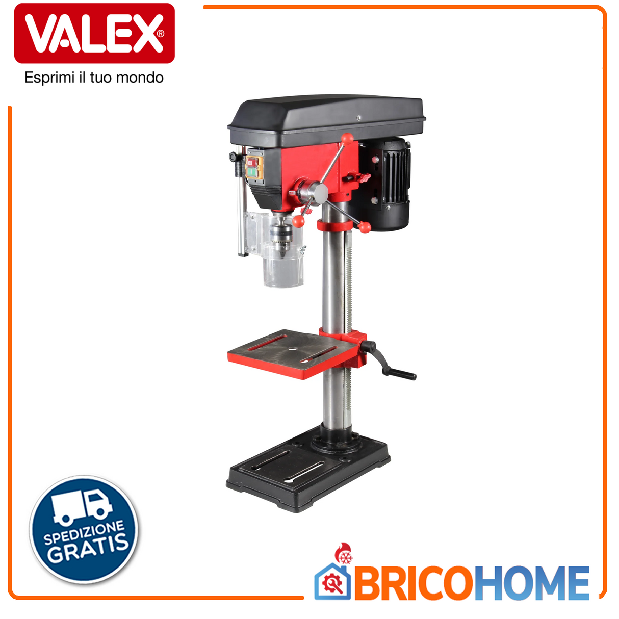 Valex trapano a colonna 450W TR16RB