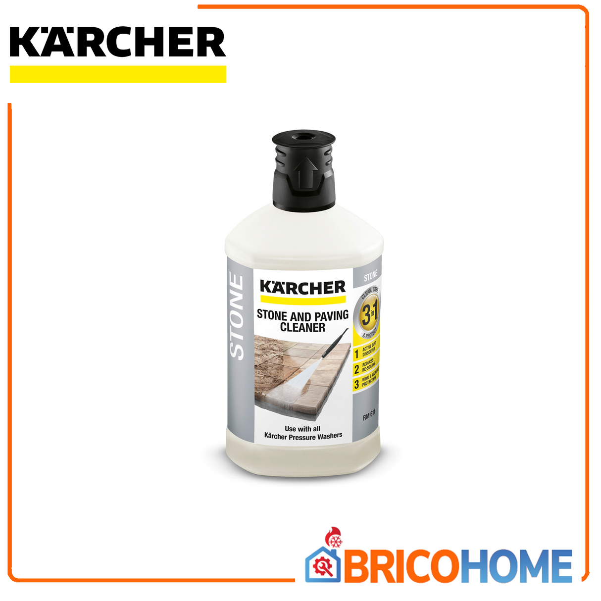 KARCHER Detergente pavimenti e facciate 3 in 1 per idropulitrici