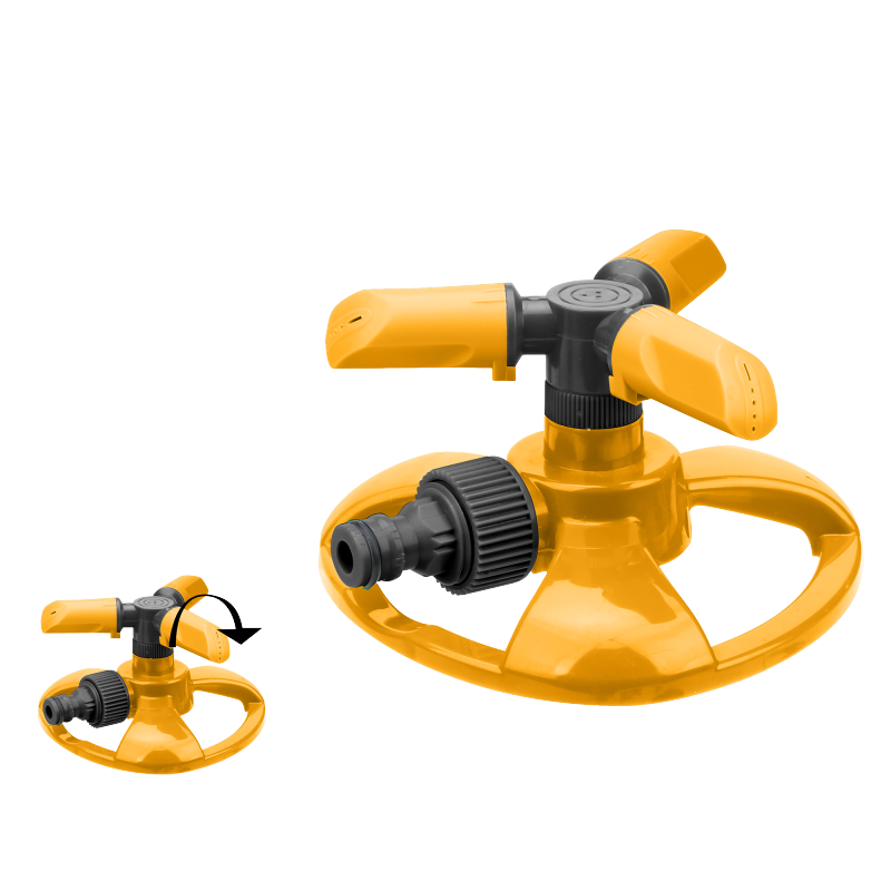 Gartensprinkler mit drei 360°-Armen - INGCO
