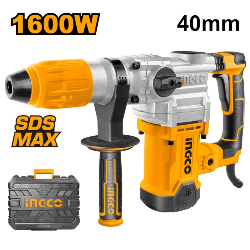 INGCO Martello demolitore rotativo 1600W SDS-MAX con valigetta