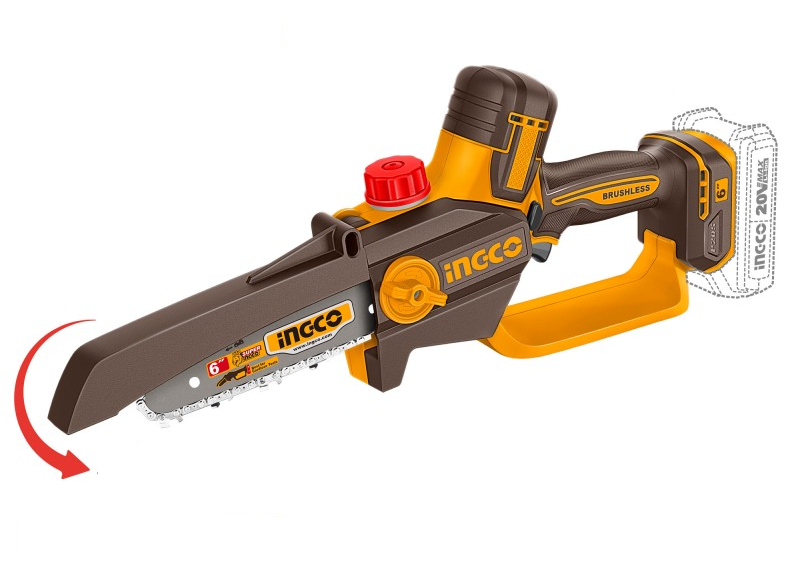 INGCO Mini Elettrosega 20V 6" nuda ( solo corpo ) – CGSLI2066