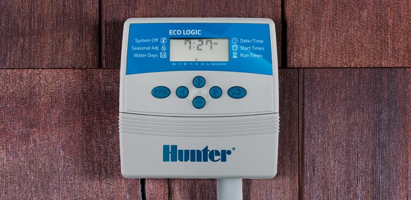 Hunter Centralina 6 Stazioni Eco Logic Elc 601i-E per irrigazione orto e giardino