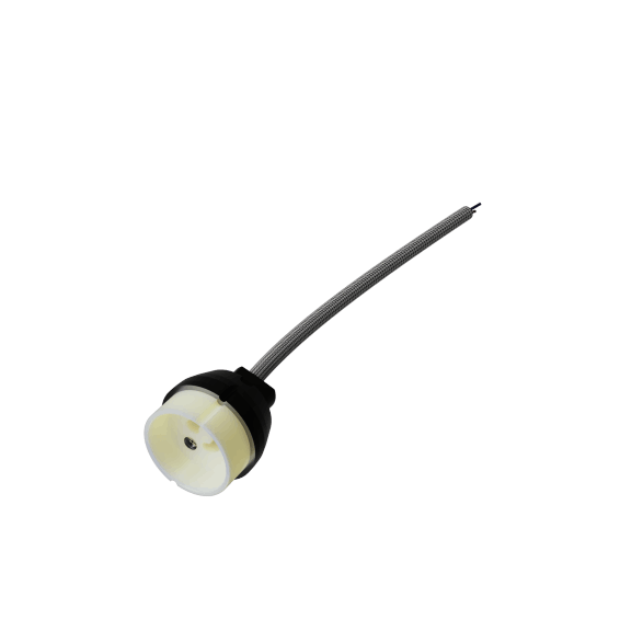 Runder Gips-Einbaustrahler Durchmesser 12,5 cm für GU10-Leuchtmittel