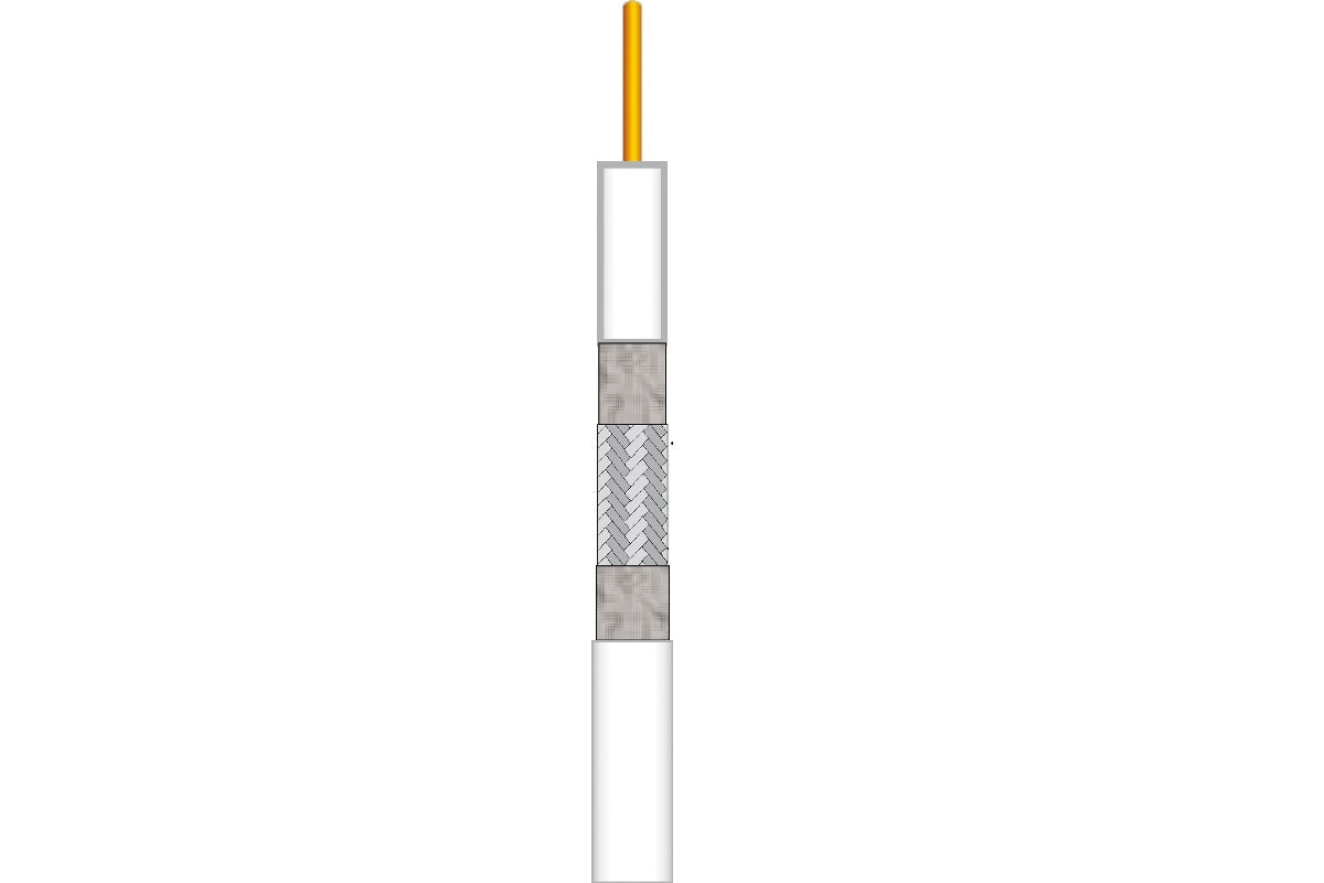 5-mm-TV-Kabel der Klasse A auf einer 200-Meter-Rolle – Emme Esse