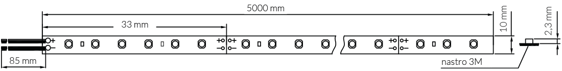 Strip Led SL180LBN20 5 metri 72W 4000K° - LEDCO