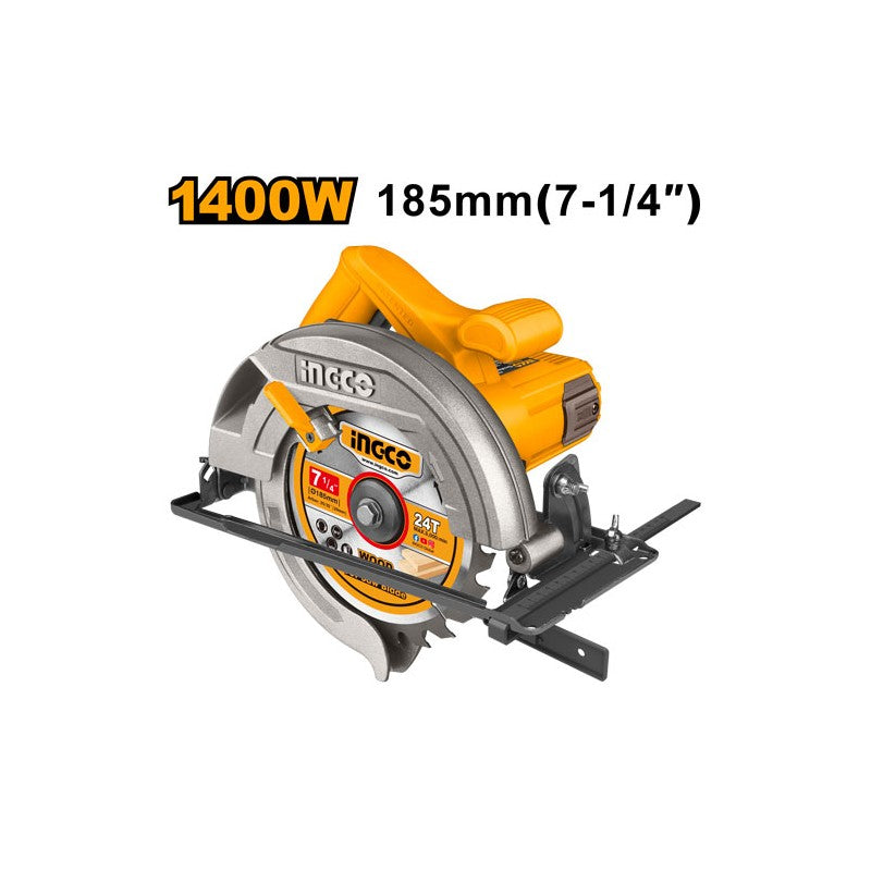 INGCO Sega circolare 1400W lama 185mm