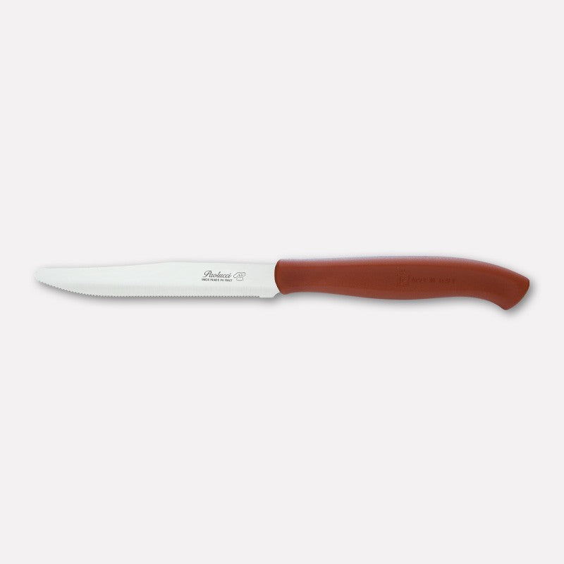 Coltellerie Paolucci Set 6 coltelli per bistecca lama seghettata cm.11 GENIUS