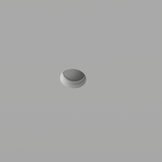 Faretto in gesso da incasso tondo per lampade GU10
