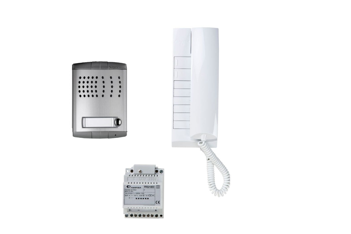 1PEXD 2 wire (1+1) one-family audio intercom kit - FARFISA -