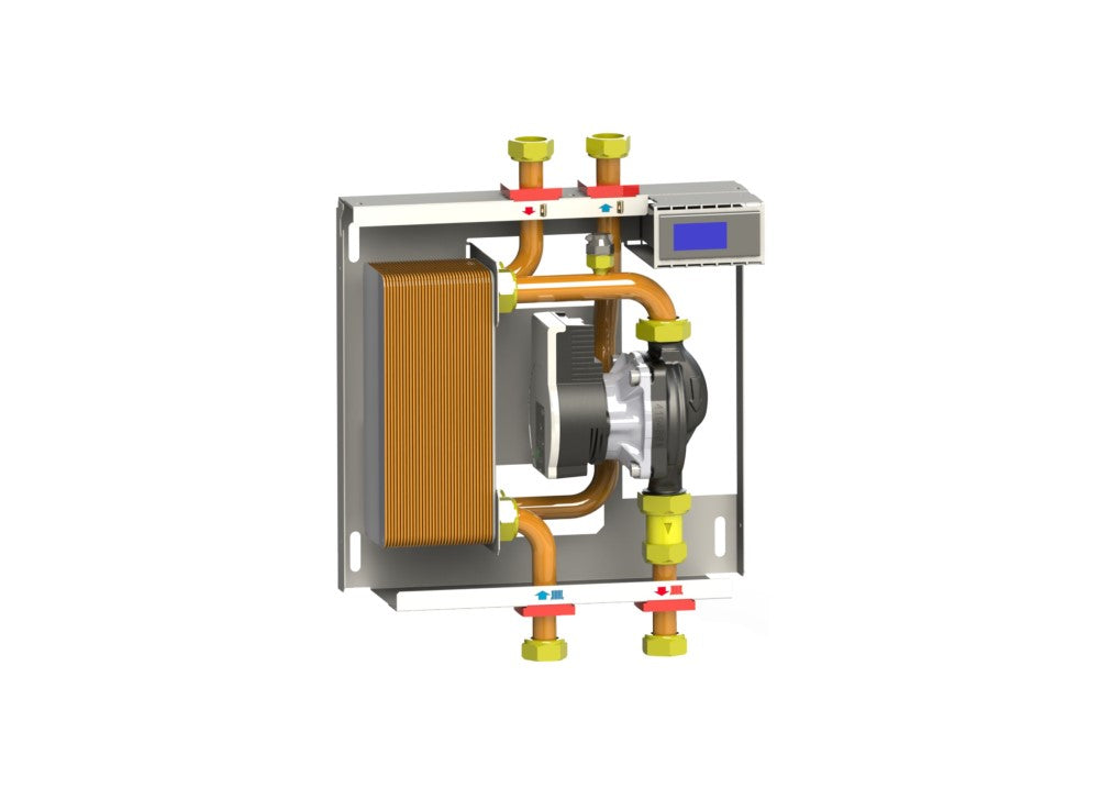 Superkompaktes 25/30-kW-Kessel-/Thermoprodukt-Schnittstellenmodul mit elektronischer Steuereinheit und Abdeckbox – MX115/1HBL MINI – 115014