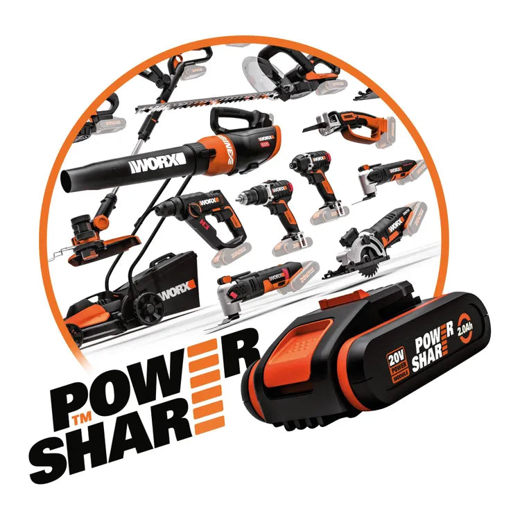 20V 2Ah Lithiumbatterie - WORX WA3551.1