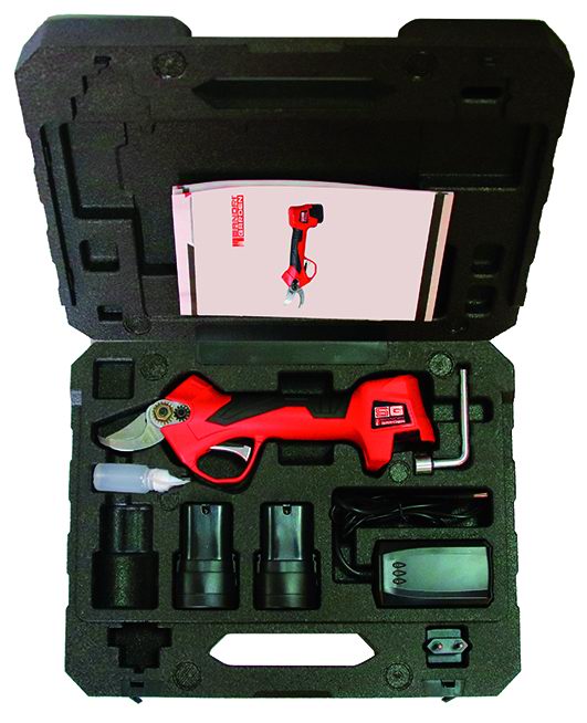 Forbici per potatura Brushless Sandri Garden SG-FP LI - con 2 batterie 14,4V 2Ah