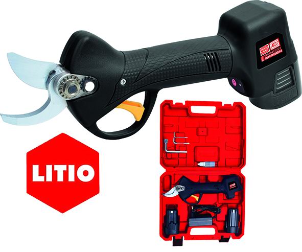 Gartenschere Sandri Garden SG-FP 32 LI mit 2 Akkus 16,8V 2AH