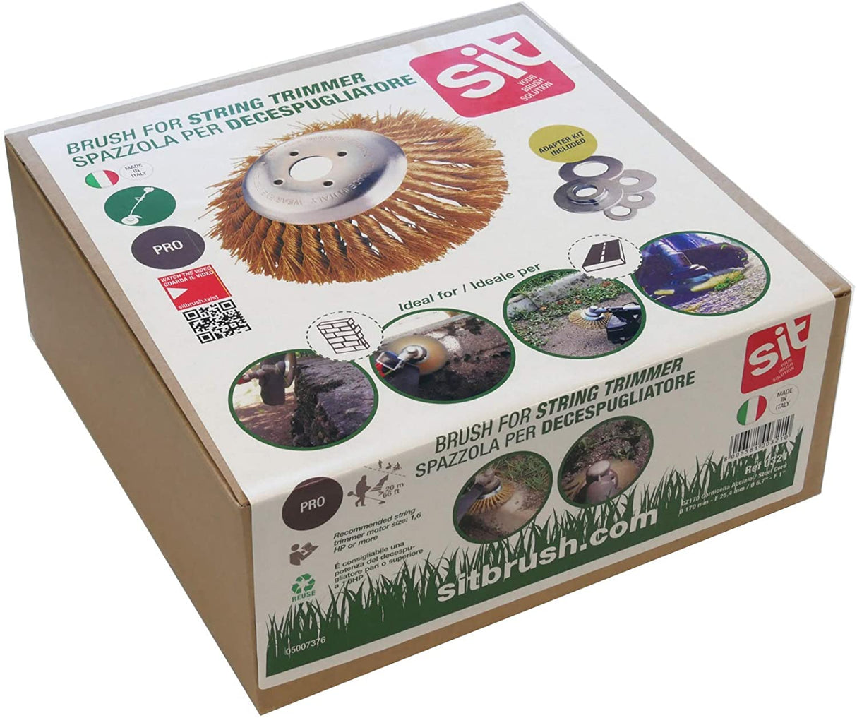 SIT CZ170 steel brushcutter for gardening with adapters