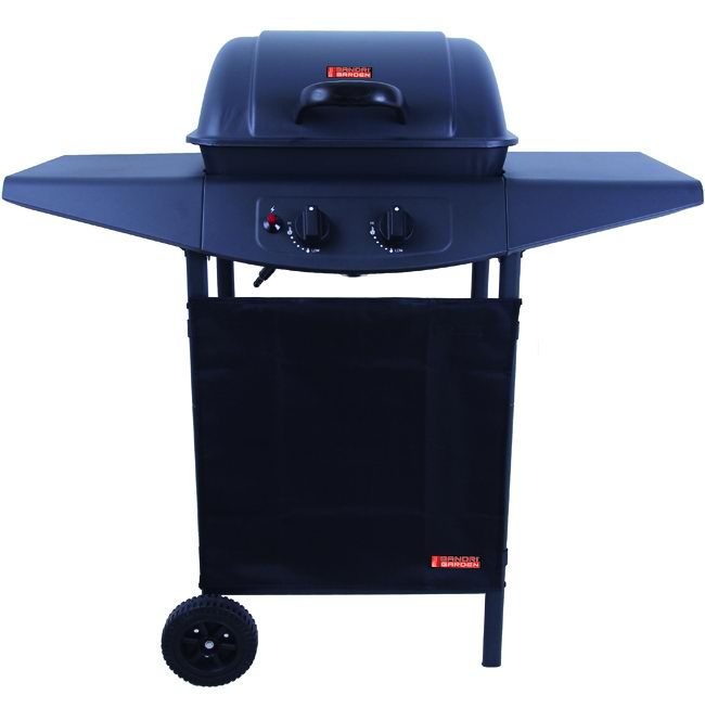 Gasgrill 2 Brenner aus Stahl 5 kW - Argentinien Sandri Garden