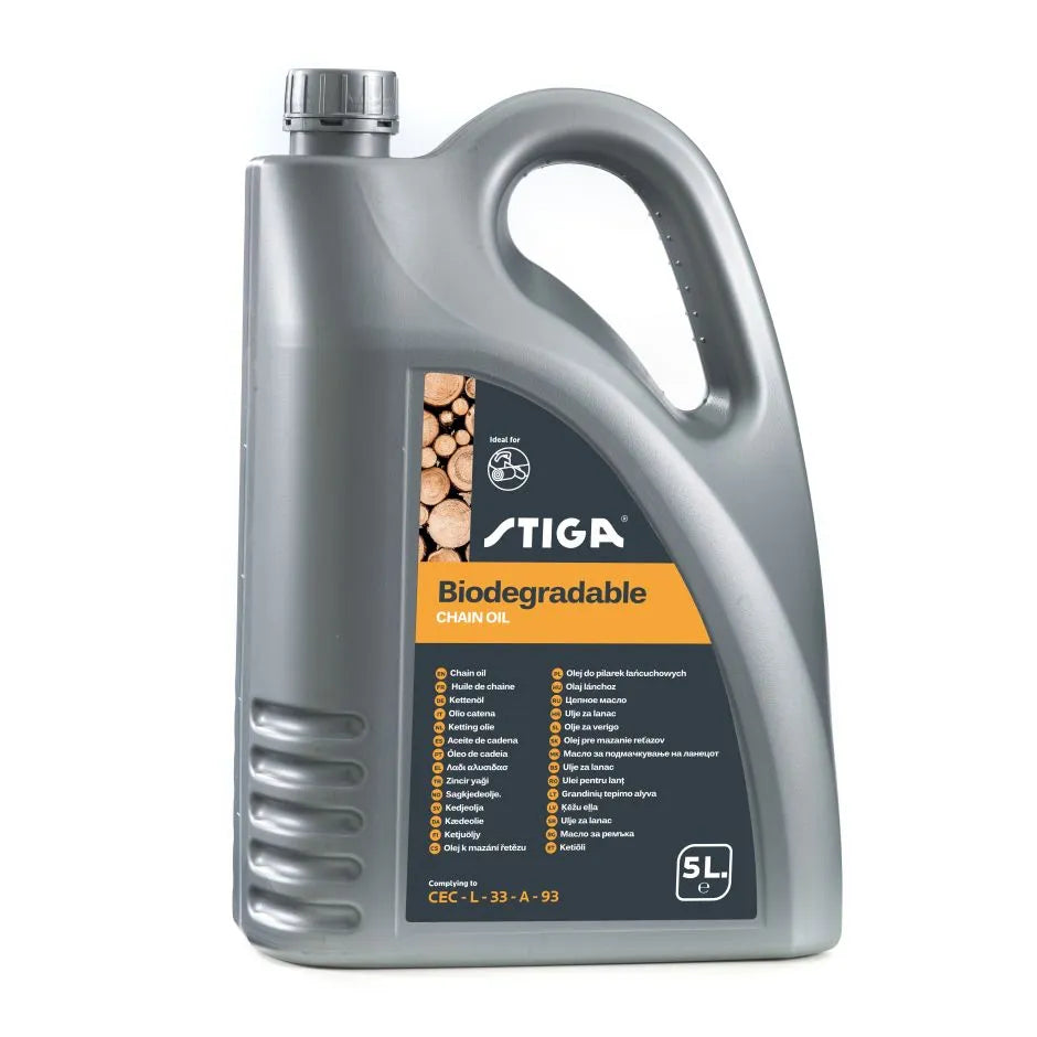STIGA OIL protective lubricant for chain and bar chainsaws Professional 5 litres