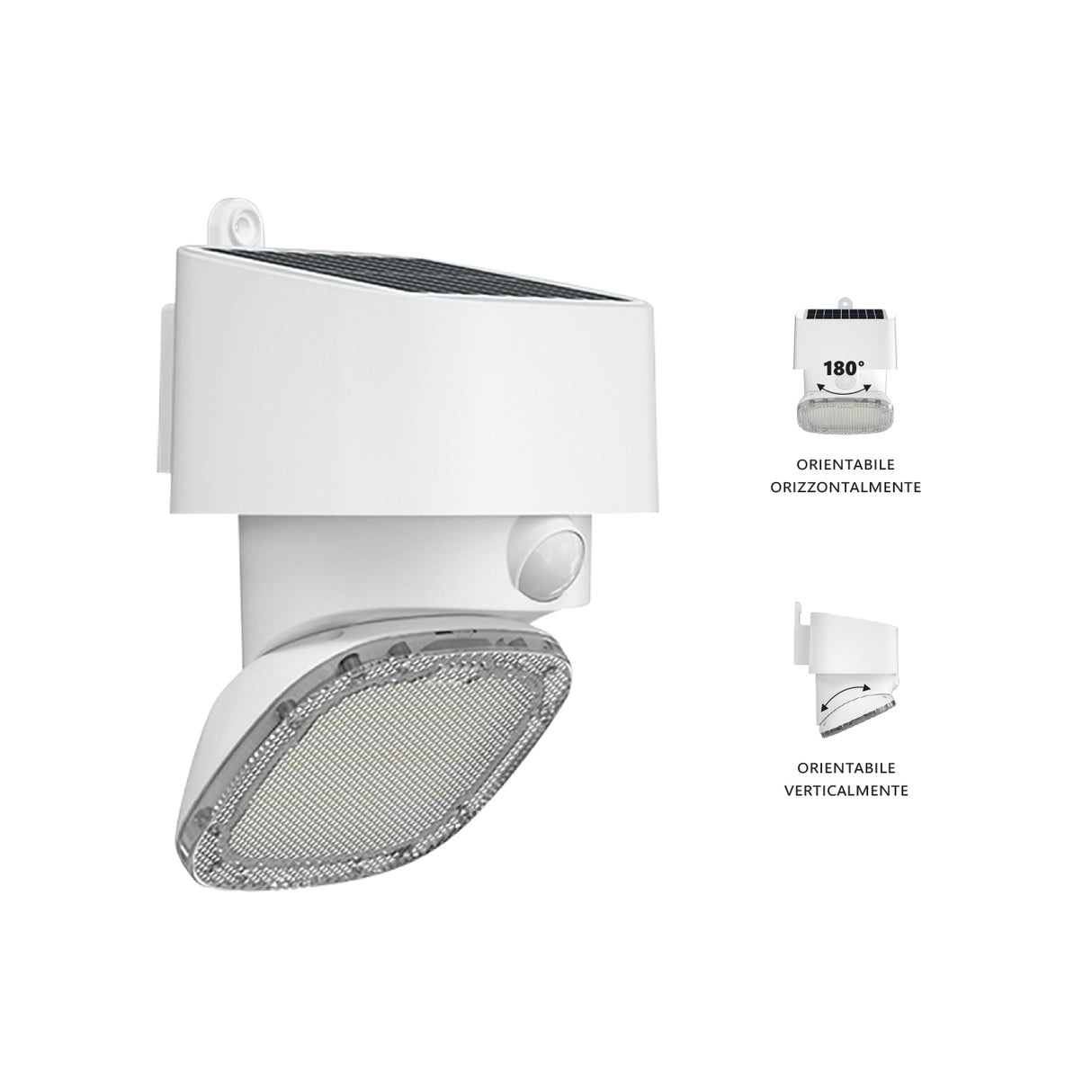 Multifunktionaler/einstellbarer 2000lm LED-Solarstrahler - ALCAPOWER